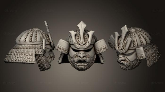 3D модель Самурайский шлем (STL)